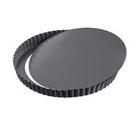 C&C GF - Molde de Horno Rizado con Base Extraíble - Molde para Quiche y Tarta - Molde para Tartaletas, Tartas, Quiche - Bandeja Estriada con Base Desmontable - Revestimiento Antiadherente - 24 cm