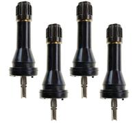 C CARBONADO 4 Válvulas de Reparación TPMS RDKS para Sensores VDO TG1D | Válvulas de repuesto, juego de 4 unidades, fabricadas en goma resistente