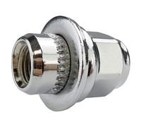 C CARBONADO Tuerca de rueda M12 x 1,25 cerrada, cromada, con soporte plano móvil, ancho de llave, 21 mm, apta para llantas de aluminio originales de Nissan (1)