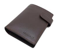 C CASANOVA Cartera Hombre con Monedero, Piel de Ubrique, Billetero con Tarjetero de Cuero, Hecho a Mano, Proteccion RFID, 10063 Marron