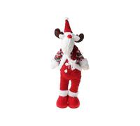 (C) Christmas Decoration Reindeer Snowman Santa Claus Standing for Doll Home Party New Year Table Ornaments