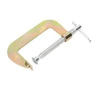 C Clamp 5-12 Inch | Heat Treated Carbon Steel G Clamp for Woodworking/Welding/Fixture | Heavy Duty Hand Grip Holder with Deep Thread Design (10inch)