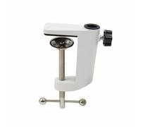 C-Clamp - Soporte de abrazadera en voladizo, abrazadera de montaje de mesa blanca para lámpara de escritorio, accesorios de clip de base, manguera de base, accesorio de iluminación de brazo oscilante