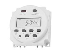 C/ CN101A DC 12V Temporizador, Temporizador programable de alimentación LCD Digital de Alta Resistencia, Relé de Interruptor de Tiempo 16A Amps, Salida Dual para Luces, lámparas, Ventiladores