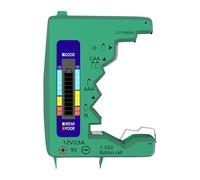 C/D/N/AA/9V 6F22 Baterías LCD Pantalla Botón Pila Medidor de Color Indicar Voltios Probador Comprobador Digital de Batería