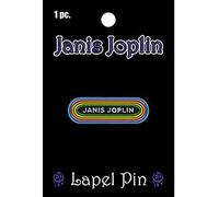 C&D Visionary Janis Joplin - Pin de solapa de metal, color negro, blanco, rojo