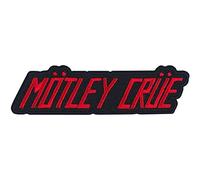 C&D Visionary Mötley Crüe Logo Patch, Rojo, Negro