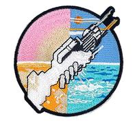 C&D Visionary Pink Floyd The Wall Wish You Patch, Black, White, Red