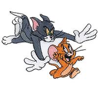 C&D Visionary Tom & Jerry Tom Chasing Jerry, blanco, negro