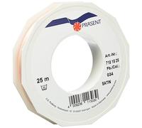 C.E. Pattberg - Cinta de Regalo de satén de Albaricoque, 27 Yardas para Envolver Regalos, 1,5 cm de Ancho, Cinta para decoración y Manualidades, Cinta Decorativa para Regalos, para Cada ocasión