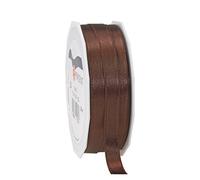 C.E. Pattberg Cinta de regalo de satén espresso (marrón), 27 yardas para envolver regalos, 0.4 pulgadas de ancho, cinta para decoración y manualidades, cinta decorativa para regalos, para cada ocasión