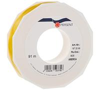 C.E. PATTBERG Cinta regalo color amarillo, 91 m de cinta embalar para rizar, 25 mm ancho para manualidades, decoración y envolver regalos para cualquier ocasión