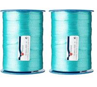 C.E. PATTBERG Cinta regalo color turquesa, 500 m de cinta embalar para rizar, 5 mm ancho para manualidades, decoración y envolver regalos para cualquier ocasión (Paquete de 2)