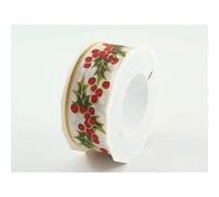 C.E. Pattberg Cinta con Alambre e Impresa, Poliéster, Multicolor, 20-m-Roll 40 mm Width