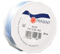 C.E. Pattberg Präsent - Rollo de Cinta de Doble Cara Satinado 10 mm x 25 m, Color Azul Claro