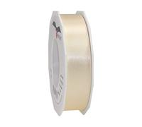 C.E. Pattberg Präsent - Rollo de Cinta de Doble Cara Satinado (25 mm, 25 m, Color Crema