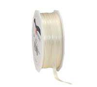 C.E. Pattberg Präsent - Rollo de Cinta de Doble Cara Satinado 6 mm, 50 m, Color Crema