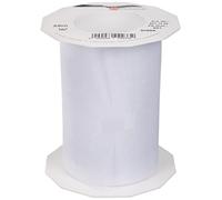 C.E. PATTBERG SHEER Cinta regalo de organza color blanco, 25 m cinta decorativa para envolver regalos, 112 mm de ancho, cinta para decoración y manualidades versátiles y creativas