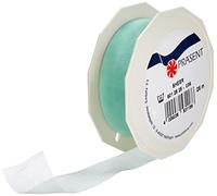 C.E. PATTBERG SHEER Cinta regalo de organza color menta verde, 25 m cinta decorativa para envolver regalos, 25 mm de ancho, cinta para decoración y manualidades versátiles y creativas