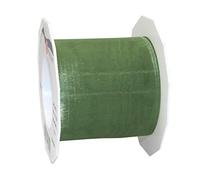 C.E. PATTBERG SHEER Cinta regalo de organza color oliva, 25 m cinta decorativa para envolver regalos, 72 mm de ancho, cinta para decoración y manualidades versátiles y creativas