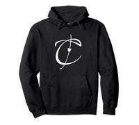 C enamorado letra alfabeto monograma C iniciales corazón Sudadera con Capucha
