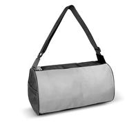 C&F BOGMOST Bolsa de viaje pequeña plegable e impermeable, para gimnasio, playa, natación, hombres y mujeres, bolsa de lona ligera de tela Oxford, A-Gris-S, 38,1 cm