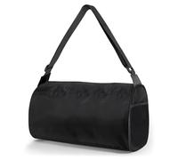 C&F BOGMOST Pequeña bolsa de gimnasio de 15 pulgadas para mujeres y hombres, bolsa de transporte ligera para viajes, deportes, bolsa de fin de semana para viajes y deportes, A-Negro-S, 38,1 cm