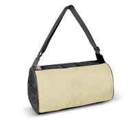 C&F BOGMOST Pequeña bolsa de viaje plegable e impermeable para gimnasio, playa, natación, hombres y mujeres, bolsa deportiva ligera de tela Oxford, A-Beige-S, 38,1 cm