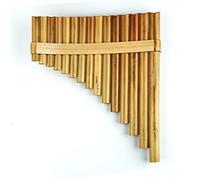 C F G Key Pan Flauta 25 22 18 15 10 Tubos Instrumento Musical Marrón Claro Instrumento De Viento De Madera Flauta pan china (Color : 15 G Right Hand)