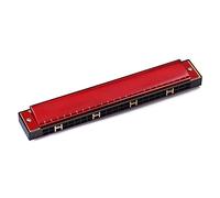C for Harmonica - Trémolo profesional de 24 agujeros para adultos, niños, principiantes, armónica C, azul, verde, rojo, dorado, plateado