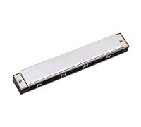 C for Harmonica - Trémolo profesional de 24 agujeros para adultos, niños, principiantes, armónica C, azul, verde, rojo, dorado, plateado