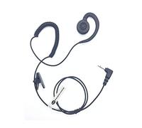 C-forma en línea estilo giratorio escuchar sólo auricular policía seguridad auriculares para Baofeng Radio 2 vías radio