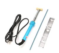 C-FUNN 40W Soldador W/T-Tip Adaptador De Cabeza Y Cable De Goma De Hierro Kit De Herramienta De Soldadura