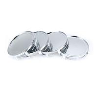 C-FUNN 4Pcs 75Mm/69Mm Sliver Car Auto Rueda Centro De La Cubierta De La Tapa para Benz SLK A Clase