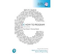 C How to Program – Con estudios de caso en aplicaciones y programación de sistemas – Edición Global