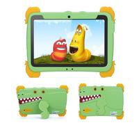 C idea Tableta Infantil Android 13 de 10.1 Pulgadas, con Carcasa, Tableta Infantil ROM de 64 GB de Ram de 4 GB, Pantalla táctil de protección Ocular 6000mah WiFi Education Gift Tableta Infantil Verde