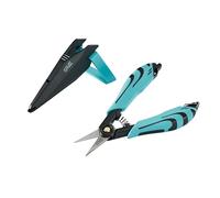 C.JET TOOL Tijeras de Fibra Óptica Trenzada de Precisión, Cortador de Alambre Kevlar, Herramientas de Fibra Óptica para Cable Óptico, Tela Kevlar, Hilo de Pesca Trenzado, Jardinería,Apertura de Cartón