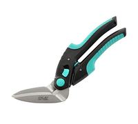 C.JET TOOL Tijeras de Trabajo 25cm, Cortador de Alfombras, Tijeras Industriales, Multiusos, Tijeras para Alfombras, Cartón, Cuero, Poda, Jardinería, Profesional de Agarre de Acero Inoxidable(Turquesa)