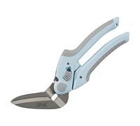 C.JET TOOL Tijeras de Trabajo de 25cm, Cortador de Alfombras, Tijeras Industriales, Multiusos, Tijeras para Alfombras, Cartón, Cuero, Poda, Jardinería, Profesional de Agarre de Acero Inoxidable (Azul)