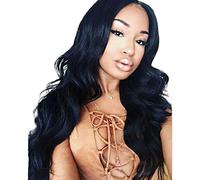 C-JT Bastante, Sexy Lady peluca llena, rizado Medio Negro peluca de pelo, Olas negro encantador, vestido de color Daily Natural citas, y cualquier otra ocasión,Mujer,niña (Size : 10inch)