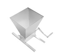 C-Juzarl Molinillo de grano manual de 4L, 2 rollos de molinillo de malta para el hogar, trituradora de cereales para moler cebada, trigo y otros granos
