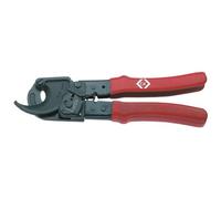 C.K 430007 - Cortador de cable - Trinquete | Capacidad para 200 pares de telecomunicaciones, hoja perfilada de cromo molibdeno, palanca de liberación rápida