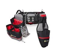 C.K MAGMA - Cinturón de herramientas de, Poliéster, Negro, Gris, Rojo, 97 - 132 cm, TOOL_BELT