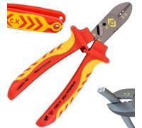 C.K RedLine 2025 Edition VDE CombiCutter 3, cortador lateral alemán de cable eléctrico de 160 mm, pelador, doblador y cizalla de tornillo, recortadoras de electricistas resistentes, tijeras para