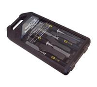 C.K T1180 - Conjunto de cinceles para madera y piedra de afilar