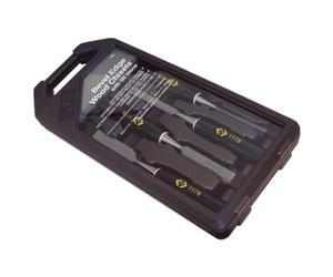 C.K T1180 - Conjunto de cinceles para madera y piedra de afilar