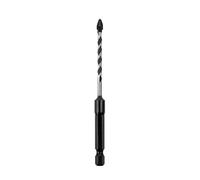C.K Tools CK T3115 050 - Broca para piedra y azulejos (5 x 105 mm, punta de metal duro resistente a los golpes, vástago hexagonal de 1/4 pulgadas, para ladrillo, hormigón, cerámica y atornillador de