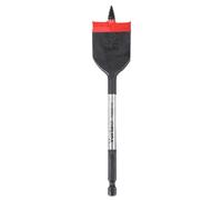 C.K Tools Vorteck CK T2953-32 - Broca fresadora plana para madera (32 x 152 mm, punta de rosca autorroscante, vástago hexagonal de bloqueo rápido, llave de impacto, acero al carbono, madera, plástico