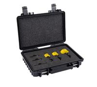 C.K Tools Vorteck - Juego de brocas (acero 20 mm, 25 mm, 32 mm, M42 8% cobalto para chapa metálica con incrustaciones hexagonales de 1/4 pulgadas, 6,35 mm, para atornilladoras de impactos, tope