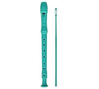 C Key Saxophone Recorder ABS Saxophone Descant Recorder Clarinete 8 Agujeros Estilo Alemán Con Tabla De Digitación flauta dulce (Color : Green)